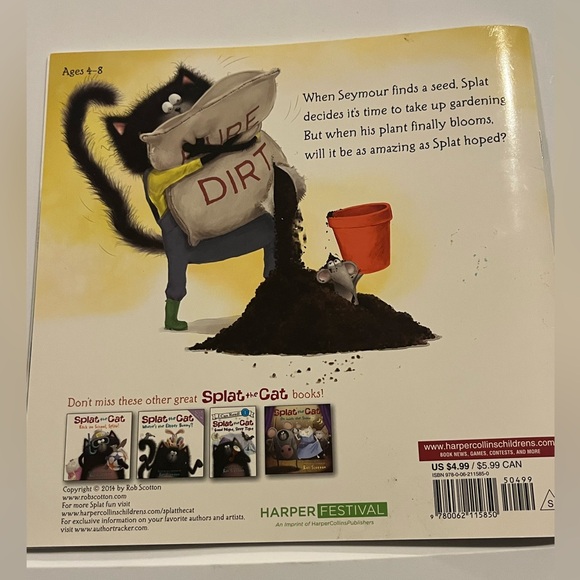 Splat the Cat kids books Set of 3 with stickers by Rob Scotton AR books - Picture 7 of 14